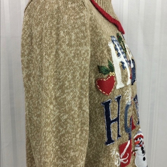 Nice Holiday knit sweater by Tiara great condition - Picture 6 of 16